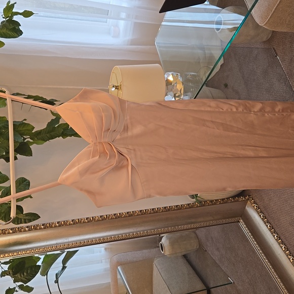 AZAZIE Bridemaid Dress - Style LINIA - Size 8 - Satin Royal Rose - Picture 5 of 7